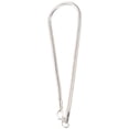 thumbnail image 3 of Pulsera de cadena de serpiente chapada en plata de ley 925 con dije creativo, con espina de cobre, joyería fina, regalo para hombres, mujeres, bodas, fiestas, cumpleaños, banquetes y oficinas (plata), 3 of 7