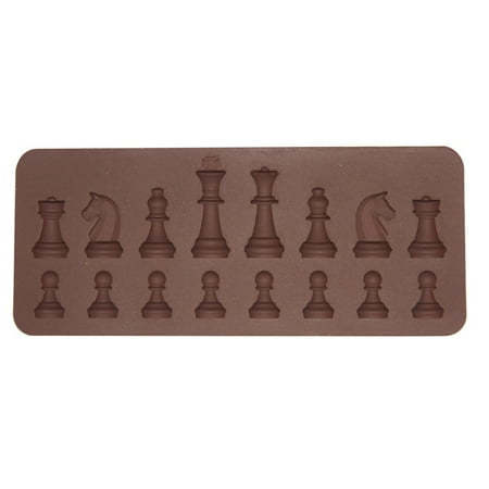 

16 Lattices Silicone Ice Cube Mold Chess Shape Cake Mold for Cake Jelly Candy Chocolate DIY Bakware Decorate