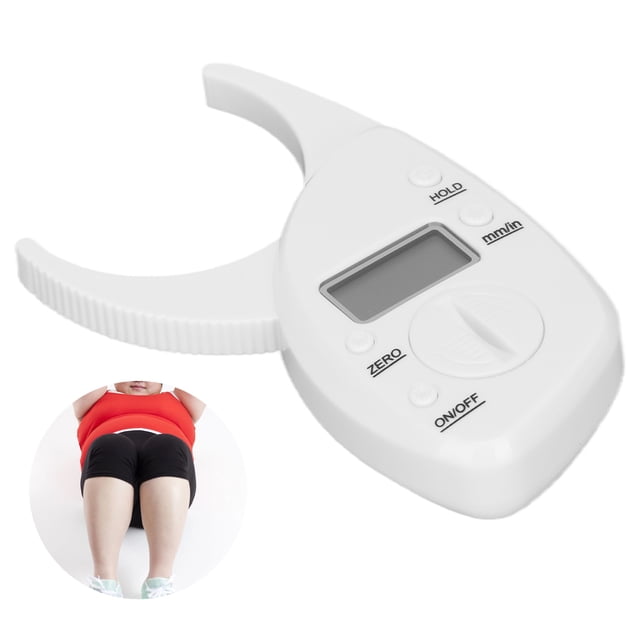 Body Skin Measure Calipers Kit, Battery Operated Fat Calipers For Fitness And Weight Loss For Accurately Measuring BMI For Skin Fold