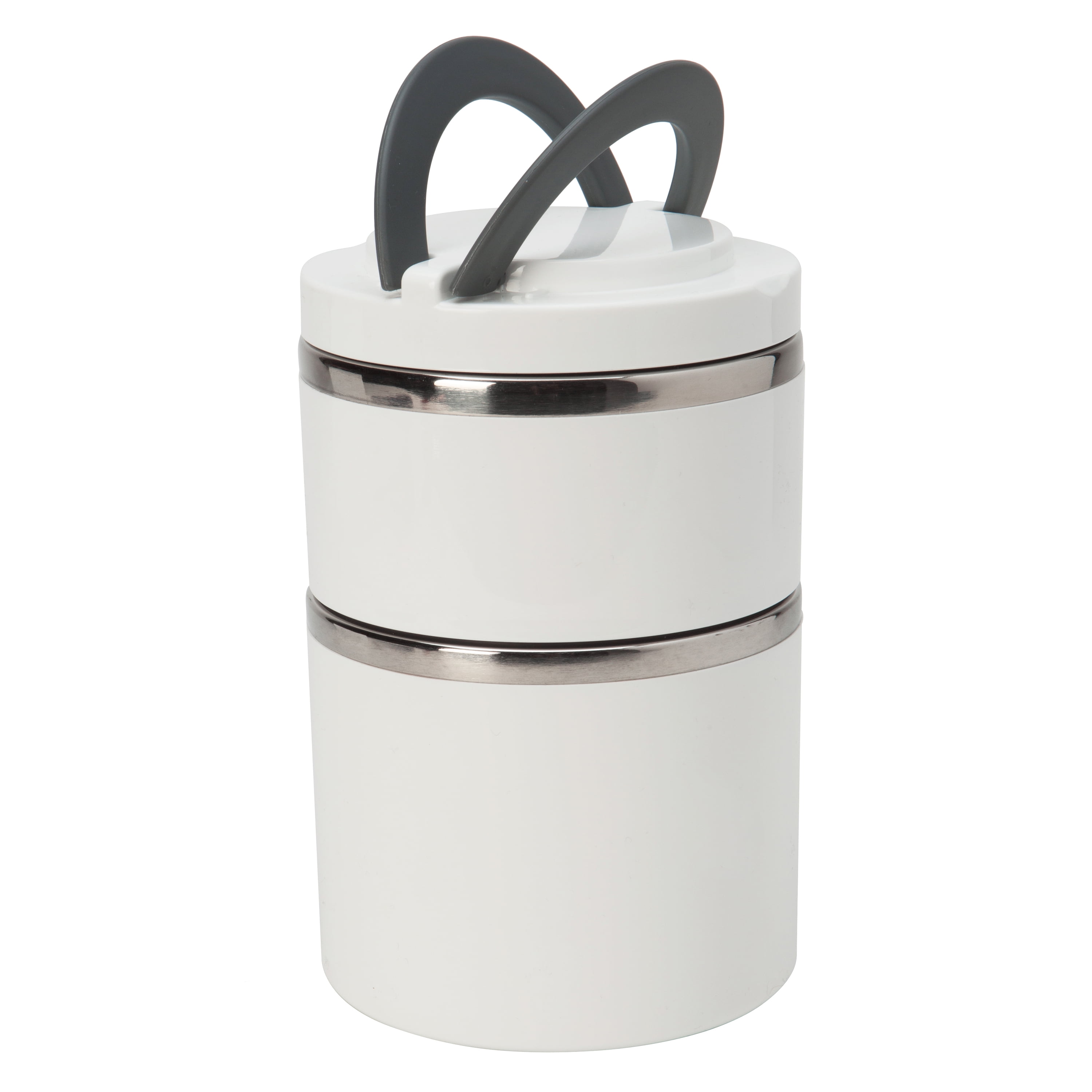 Kitchen Details 2 Tier Stainless Steel Insulated Lunch Box - White - Yahoo  Shopping