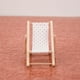 thumbnail image 4 of Silla de playa de Madera Zulema 1:12 accesorios de muebles miniatura plegable, 4 of 7
