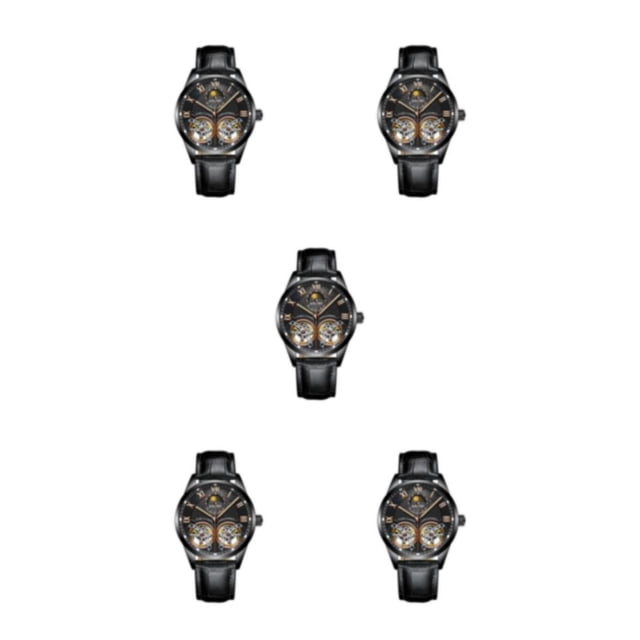 Minnieouse Reloj mecánico para hombre, reemplazo analógico, fácil de combinar, reloj de de negocios ajustable, regalo de cumpleaños tipo 7 Type2 NO2