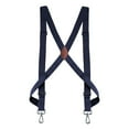 thumbnail image 4 of Men Women Adjustable Suspenders with Swivel Hooks Shaped Side Suspenders , Dark Blue, 4 of 9