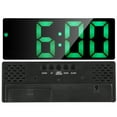 Octpeak Digital Wall Clock,Large Number Display Electronic Clock LED