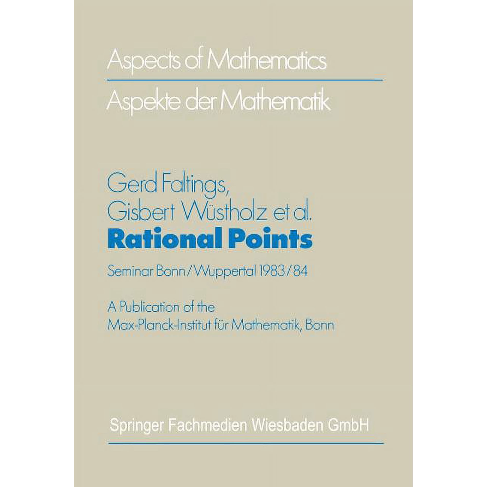 Aspects of Mathematics Rational Points, Book 2, (Paperback)