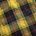 thumbnail image 6 of ZCFZJW Plaid Flannel Shirt for Men Long Sleeve Men's Casual Button-Down Shirt Soft Cotton Plaid Jackets Regular Fit with Pockets Yellow XL, 6 of 6