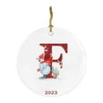 thumbnail image 1 of Fiudx Colgante de Muñeco de Nieve Navideño 2023, Diseño Acrílico Artesanal, Decoración Colorida para Coche, Accesorio para Oficina y Hogar, Regalo Perfecto para Las Fiestas, Tamaño 7 X 0,4 Cm, 1 of 1