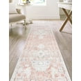 thumbnail image 3 of Unique Loom Madeline Vintage Collection Area Rug - Jackson (2' x 9' 10" Runner Rose Pink/Ivory), 3 of 11