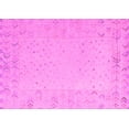 thumbnail image 1 of Ahgly Company Indoor Rectangle Solid Pink Modern Area Rugs, 7' x 9', 1 of 4