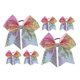 thumbnail image 2 of Glitter Hair Bows for Cheer with Elastic Band and Sturdy Fishtail Design for Pet Use Multi Color 6pcs, 2 of 4