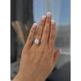 thumbnail image 4 of ESTE ORIGIN 1.50Ct Round Cut Moissanite Halo Engagement Ring – Vintage Pavé Band in 18K Rose Gold for Women, 4 of 8