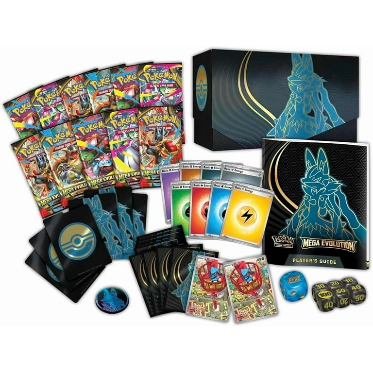 Pokemon TCG: Mega Evolution Pokmon Center Elite Trainer Box (Mega Lucario) - Walmart.com Pokemon TCG: Mega Evolution Pokmon Center Elite Trainer Box (Mega Lucario) - Walmart.com