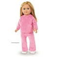 thumbnail image 2 of My Life As Loungewear Fashion Set for 18-inch Doll, 3 Pieces Included, Solid Pink, 2 of 9