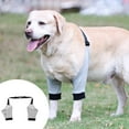 Jhomerit Pet Supplies Dog Leg Injury Kit Pet Knee and Elbow Clothing Dog Leg Protectors (Grey S