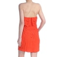 thumbnail image 2 of FREE PEOPLE Womens Orange Floral Lace Sheath Dress 6, 2 of 2