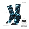 thumbnail image 4 of Vsdgher Lightning Crew Socks for Men & Women, Breathable Casual Athletic Ankle Socks, 4 of 6