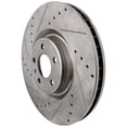 thumbnail image 2 of New Vented Brake Disc Compatible With Audi A6 Quattro Sport 4 Cyl 2.0L A6 Sport 4 Cyl 2.0L A6 Quattro Premium 4 Cyl 2.0L 2012-2019 By 12133134 45586 850443 60073064 45586G 980939R, 2 of 4