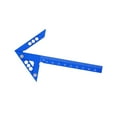 thumbnail image 4 of Herramienta de medición central Colamx Regla de ángulo de carpintería profesional Aleación de aluminio Métrico azul, 4 of 8
