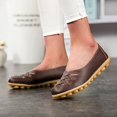 thumbnail image 5 of Caqnni Women's Classic Simple Penny Loafers Comfortable Slip On Dressy Shoes Flats Shoes Casual Shoes (Brown,37), 5 of 6