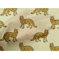 thumbnail image 4 of oneOone Organic Cotton Voile Fabric Fox Block Decor Fabric Printed BTY 42 Inch Wide, 4 of 4