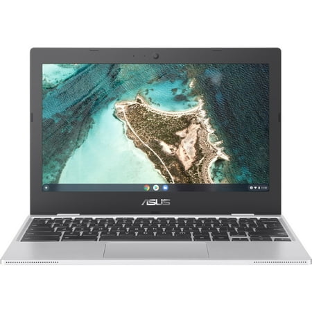 Photo 1 of Asus Chromebook 11.6", Intel Celeron N3350, 4GB RAM, 32GB SSD, Chrome OS, Transparent Silver, CX1100CNA-AS42