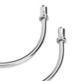 thumbnail image 2 of Câble de frein de vélo pliable et antirouille, pour VTT, vélo de route, BMX, argent, 2 of 4