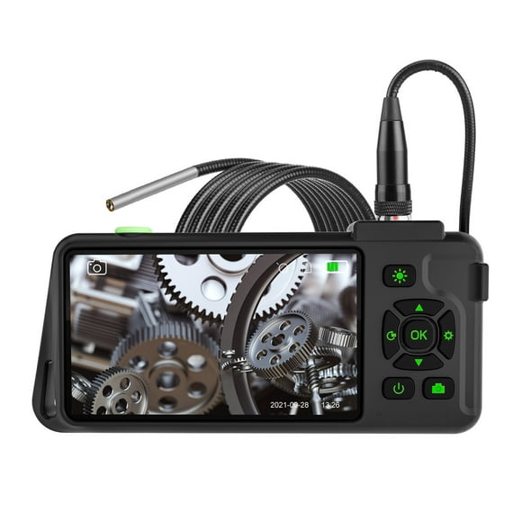 Graflsoa 8mm Industrial Endoscope with 1080P HD Camera, 4.5" IPS Screen, 6 LED Lights, IP67 Waterproof, 2M Cable, TF Card Support, Model T22