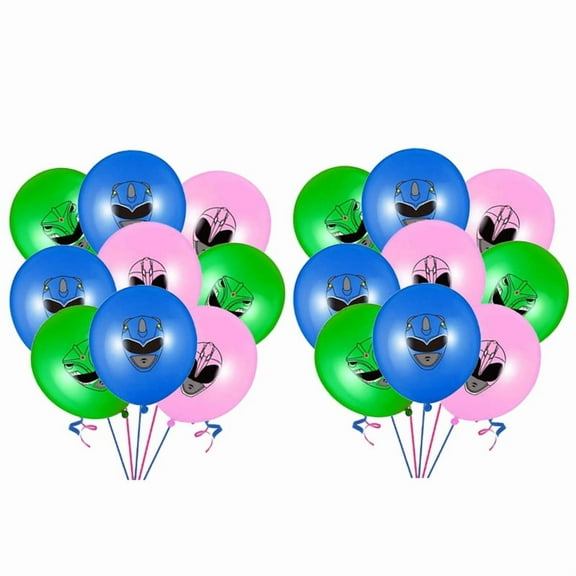 Power Ranger Balloons Party Supplies Birthday Favors Decorations Decor Kit Latex