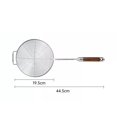 thumbnail image 2 of Leaky Spoon Household Kitchen Strainer Sieve Stainless Steel Fishing Noodles Oil Separator Spoon Commercial Deep Frying Leakage Net, 2 of 5