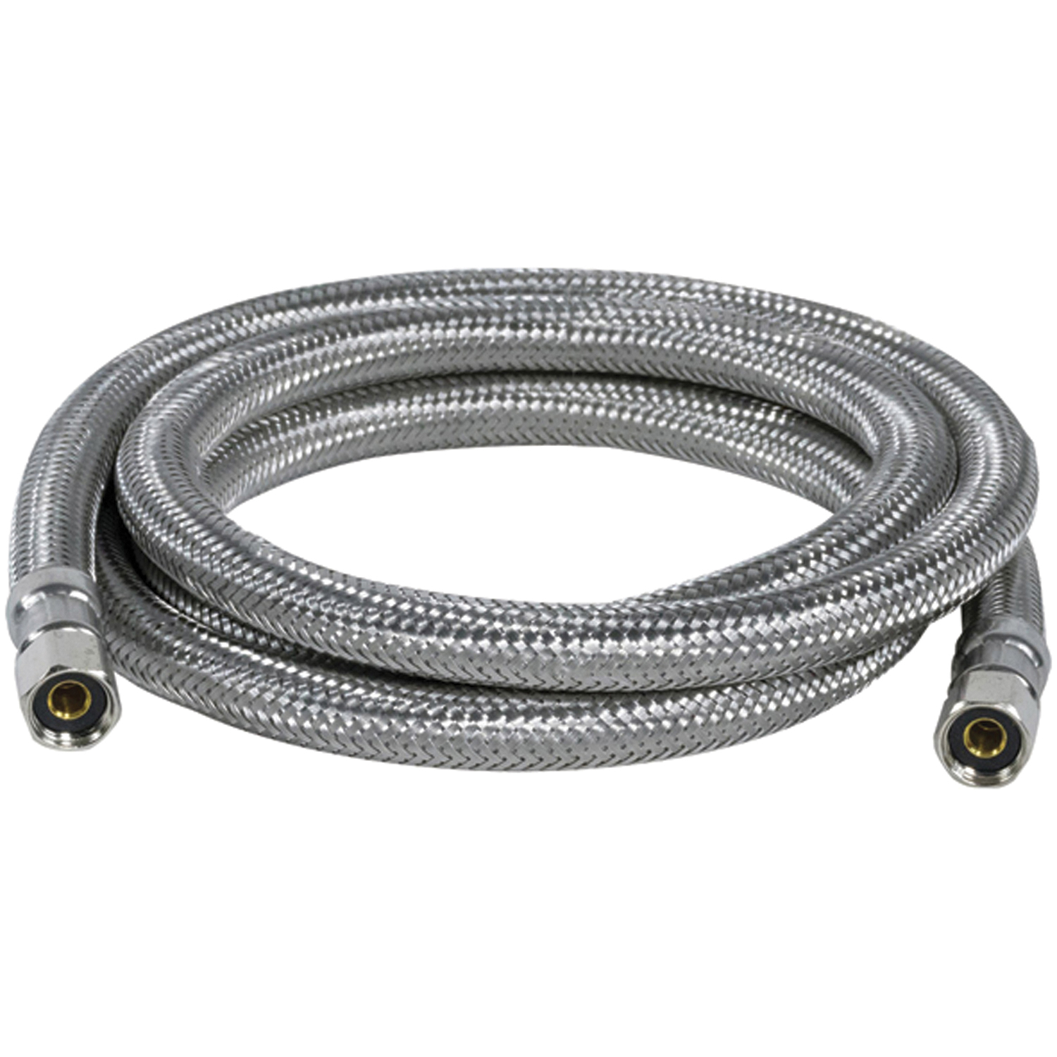 Certified Appliance Accessories Braided Stainless Steel PEX Ice Maker Connector with 1/4-In. Compression (10 Ft.) IM120PEX