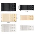thumbnail image 3 of 9-Pack Women's Bra Extender Elastic Bra Strap Extension, 2/3/4 Hooks, White/Black/Beige, 3 of 3