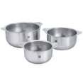thumbnail image 3 of ZWILLING Prep 6-pc Brushed Stainless Steels Nesting Bowls & Strainers Set, 3 of 7