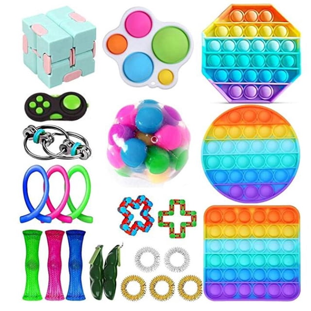 Juguete sensorial Push Bubble Fidget para aliviar el estrés del autismo