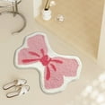 thumbnail image 4 of Bow Knot Doormat, Indoor Outdoor Rug, Valentines Day Decorative Non Slip Entryway Mat, Polyester Multicolor Floor Mat 40x60cm, 4 of 5