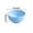 Blue, variant on 5Pcs Straw Bowl, 6-Inch Large Capacity Eco-Friendly Tableware Shatterproof Portable Design, For Dormitory Instant Noodle, Household Rice Serving, Daily Meal Use