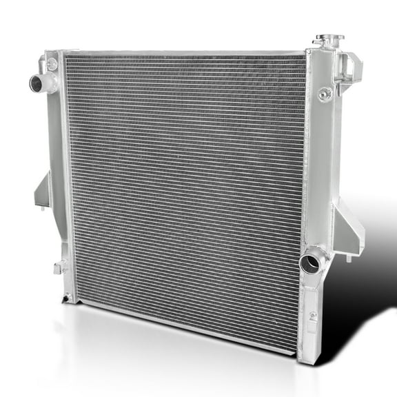 Spec-D Tuning 2-Row Aluminum Performance Cooling Radiator Compatible with 2003-2010 Dodge Ram 3500 5.9L 6.7L Cummins