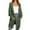 Army Green, variant on Long Cardigans Chunky Knit Cardigan Cardigan Coat Womens Long Sleeve Open Knit Boho Patchwork Sweaters Front Pockets Sweater Sweater for Dress Cover Trendy Cardigan Pink M
