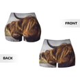 thumbnail image 5 of Fotbe Yak Seamless Shorts, Womens Workout Shorts High Waist Stretch Booty Short for Gym/Yoga/Running/Biking-Large, 5 of 9