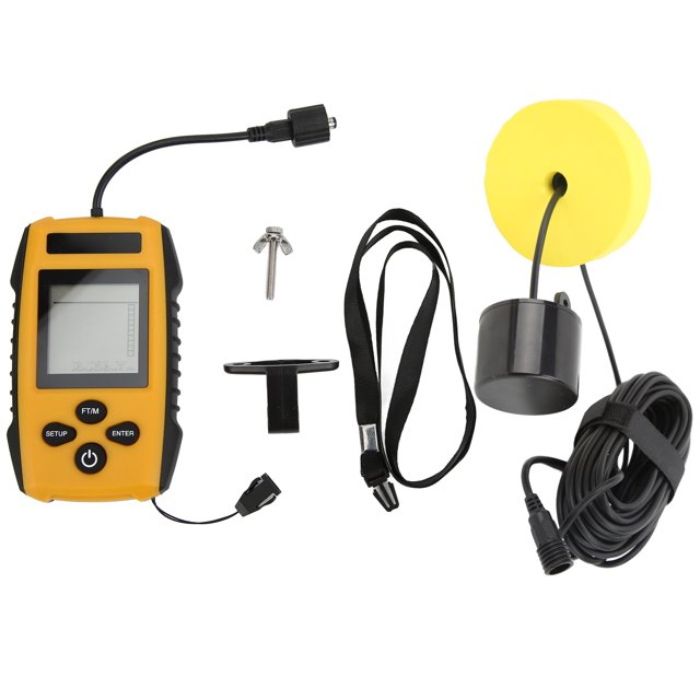 Détecteur Sonore Filaire Haute Définition Rétroéclairé LCD Sensible avec Lanière pour Kayak Pêche Bateau
