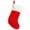 Red, variant on Knitted Plush Solid Colors Christmas Stockings Gift Holder Xmas Tree Family Holiday Season Hanging Ornaments