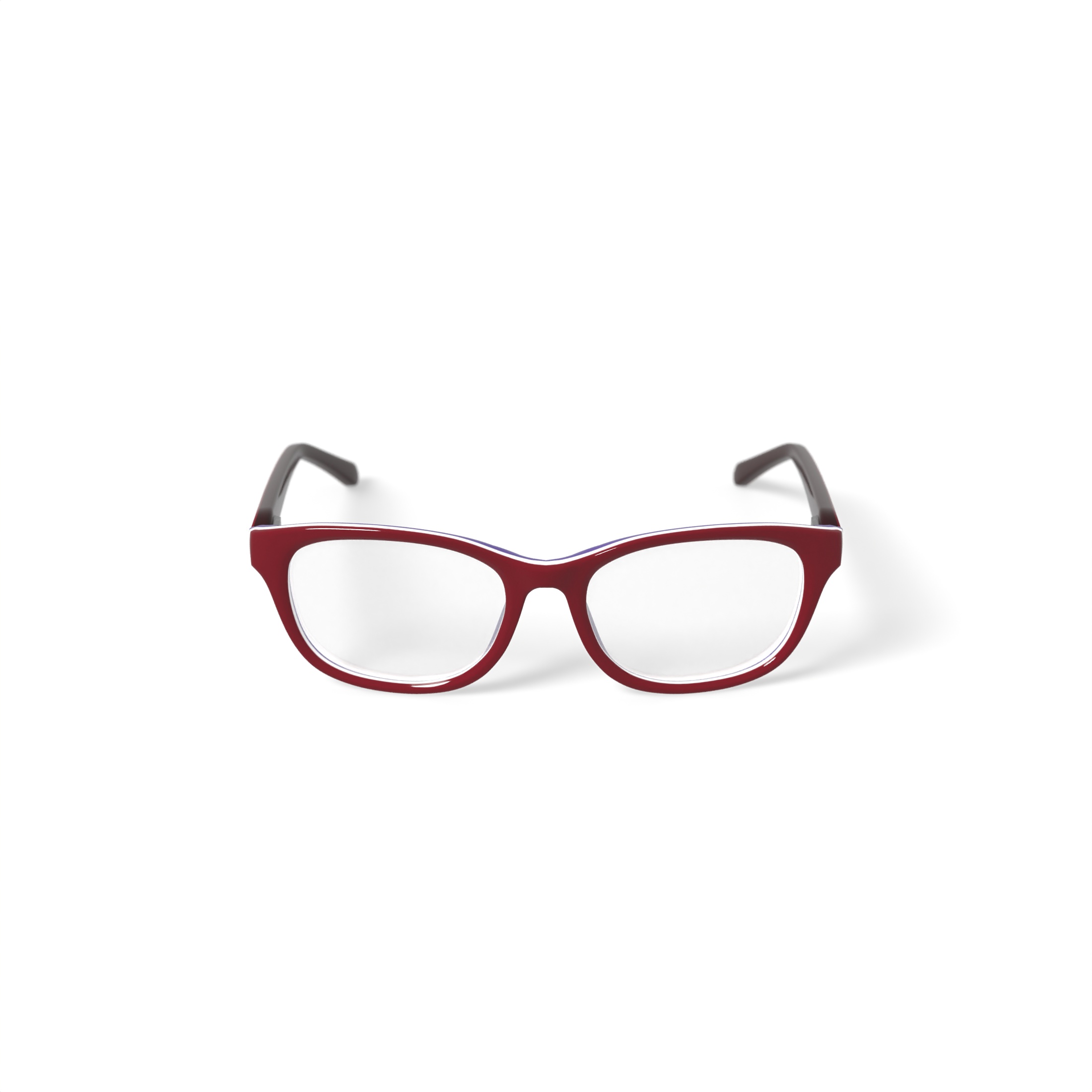 Walmart Youth FM17198 Square Prescription Eyeglasses with Case, Pink