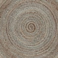 thumbnail image 5 of SAFAVIEH Braided Abby Solid Fringed Area Rug, Grey, 4' x 4' Round, 5 of 5