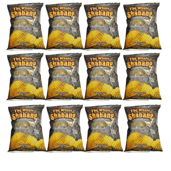 Whole Shabang Potato Chips, 1.5 oz, 12 Pack, Extreme Flavor