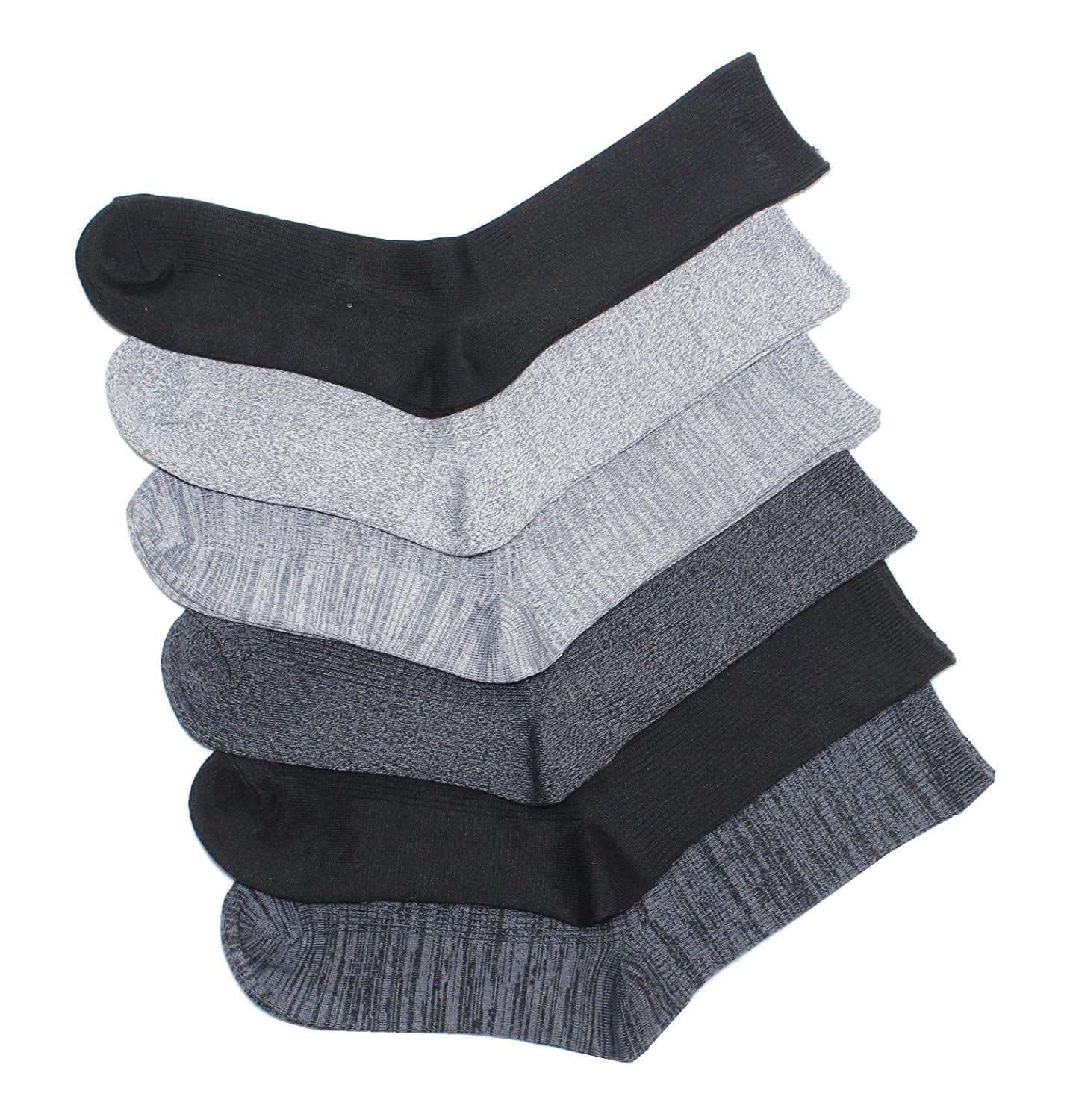 Cuddl Duds Women's 6PK Leg Layering Supersoft Crew Socks Size 410