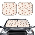 thumbnail image 6 of Lsque Cute Squirrel 2 PCS Windshield Sun Shade | CarFoldable Window Covers | Car Accessories Reflect UV for Universal Cars SUV Truck | Medium, 6 of 7