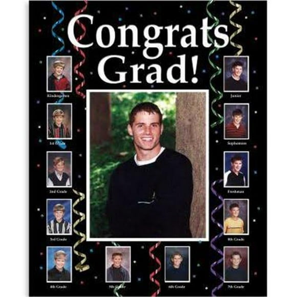 Hoffmaster Group 143443 6 by 1 Count Through The Years Photo Frame Display - Case of 6