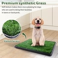 thumbnail image 2 of Coziwow Dog Toilet Puppy Potty Trainer Grass Pad Mat Pee Pad Indoor Outdoor 20"x25", 2 of 12