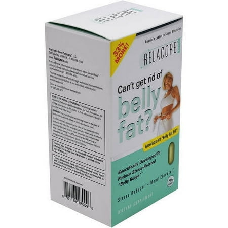 Relacore Extra Belly Fat Burning Maximum Strength Dietary Supplement Tablets, 72 Count