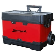 Homak Manufacturing 20 Metal and Plastic Hand-Carry Toolbox Red