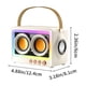 thumbnail image 3 of Pisexur Electrónica para Hombres Efecto de Sonido Estéreo de 360 Grados Batería de Larga Duración Iluminación RGB Genial Serie Soporte Espejo Pantalla Transparente Sistema de Sonido Bluetooth 5.3 Ele, 3 of 8
